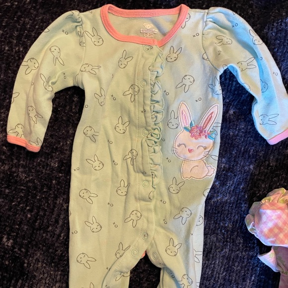 Baby Girl PJ Bundle (8 PJs) Sizes 0-3 and 3 Months - Picture 13 of 13